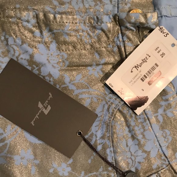 7 JEANS FOR ALL MANKIND, UNIQUE PATTERN - Picture 4 of 4